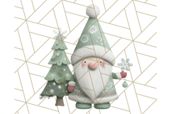 Cozy Winter Gnome Clipart PNG, Christmas Gnome Clip Art Product Image 3
