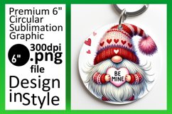 Gorgeous Circle Design Coaster Template , Gnomes Product Image 1