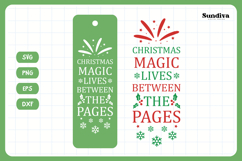 30 Christmas Bookmark Sayings SVG For Book Lovers Bundle Product Image 13
