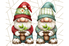 Farmer Gnome Clipart, Cute Farm Gnomes PNG Illustrations Product Image 3