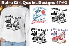 Retro Girl Quotes Designs png Product Image 1