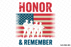 Honor &amp; Remember Svg | 4th of july Svg | Svg Cut Files Product Image 1