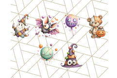 Whimsical Halloween Candy PNG Clipart Product Image 7