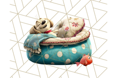 Pet Shop Clipart, Cute Big Eyed Animals, Kawaii Pets PNG Product Image 3