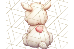 Cute Back View Sitting Animal Clipart PNG From Behind Product Image 3