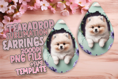 Creative Teardrop Design for Earrings , Animals In Wall Product Image 1