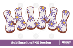 mimi Png Retro Flowers Mother&#039;s Day Floral Mom Sublimation Product Image 1
