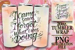 Cozy dreams 20oz tumbler wrap, Sarcastic Quote Product Image 1