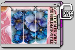 Gilded Floral Splendor 20oz Tumbler Designs Product Image 1