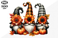 Halloween Gnomes Sublimation - Clipart PNG Design Product Image 1