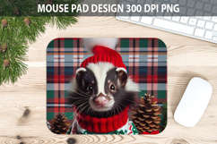 Christmas Squirrel Pad Sublimation - Animal PNG Design Product Image 1