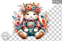 Floral Nursery Animal Sublimation Clipart Bundle Product Image 11