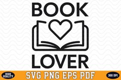 Book Lover SVG | Quotes | SVG Cut files Product Image 1