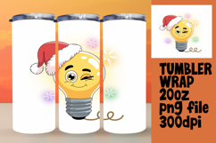 Creative Tumbler Wrap Template , Cute Christmas Product Image 1