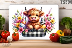 Easter Highland Cow Cutting Boards Bundle, Easter Kitchen Product Image 11