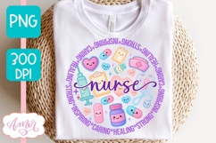 Nurse life PNG for Sublimation, Nurse shirt PNG Product Image 3