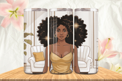Black Girl Magic Black Woman Positive mind 20oz Tumbler wrap Product Image 1