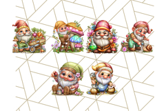 52 Gnomes at Work Clipart PNG, Cute Gnomes PNG Illustration Product Image 7