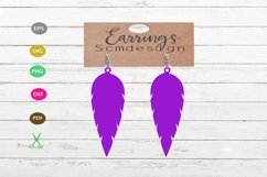 Earrings SVG,earrings template earrings cut file, earrings Product Image 1