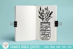 Inspirational Family Bible Quote SVG Product Image 2
