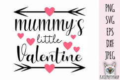 Mummy's little Valentine, Valentine's day SVG Product Image 2
