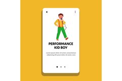 performance kid boy vector Product Image 1