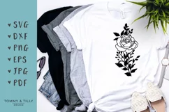 Floral No.2 Design - Cut File SVG EPS DXF PNG PDF JPG Product Image 3