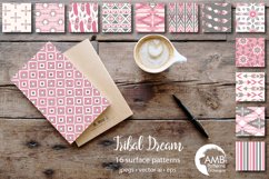 Tribal Dream patterns, Pink Boho papers AMB-1551 Product Image 2