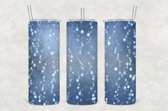 Blueberries Glowing Glitter Tumbler Sublimation Product Image 1