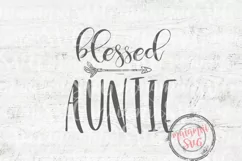 Auntie SVG | Aunt Life Quote | Best Aunt Ever Cut File Product Image 4