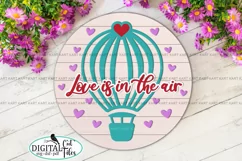 Valentines day Welcome door sign svg Laser cut files Product Image 1