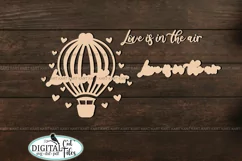 Valentines day Welcome door sign svg Laser cut files Product Image 4