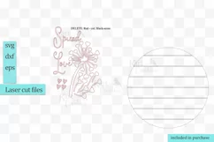 Valentines day Welcome door sign svg Laser cut files Product Image 3