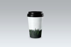 Glass with a straw, mock-up. Product Image 2