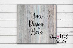 Wood Sign Mockup - Coastal Cottage Square Wood Sign Product Image 1