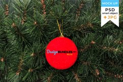 Christmas Ornament Mockup | JPG and PSD smart object Product Image 1