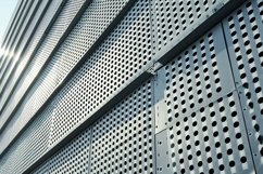Closeup Commercial Building Fascia Signboard Mockup Product Image 1