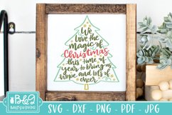 Christmas Sign SVG | Magic of Christmas SVG Product Image 4