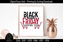 Black Friday Shopping Team - Black Friday SVG, Holiday SVG Product Image 1