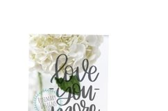 Love You More - Hand lettered SVG Product Image 1