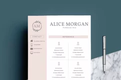 Professional Creative Resume Template - Alice Morgan - Free Design of The Week Product Image 6