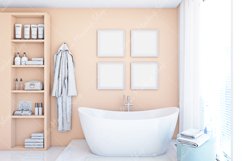 Frame mockup, Poster Mockup, Mockup in interior Product Image 3