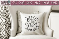 Bless Our Nest SVG, Our Nest Cut File, Home Svg Product Image 1