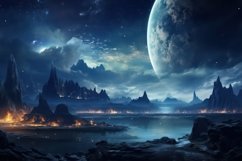 Awesome Fantasy Space Background Wallpaper Product Image 1