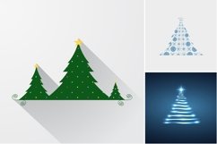 Christmas trees set. Product Image 1
