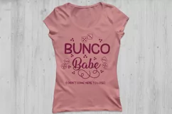 Bunco Babe SVG, Bunco SVG, Dice svg, bunco game svg, bunco. Product Image 2