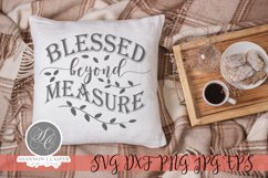 Blessed Beyond Measure| Wood Sign Template Product Image 1