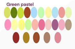 Procreate GreenPastel colors palette Product Image 2