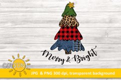 Christmas tree sublimation - hand drawn Product Image 2