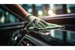 image blurred cleaning interior car Product Image 1